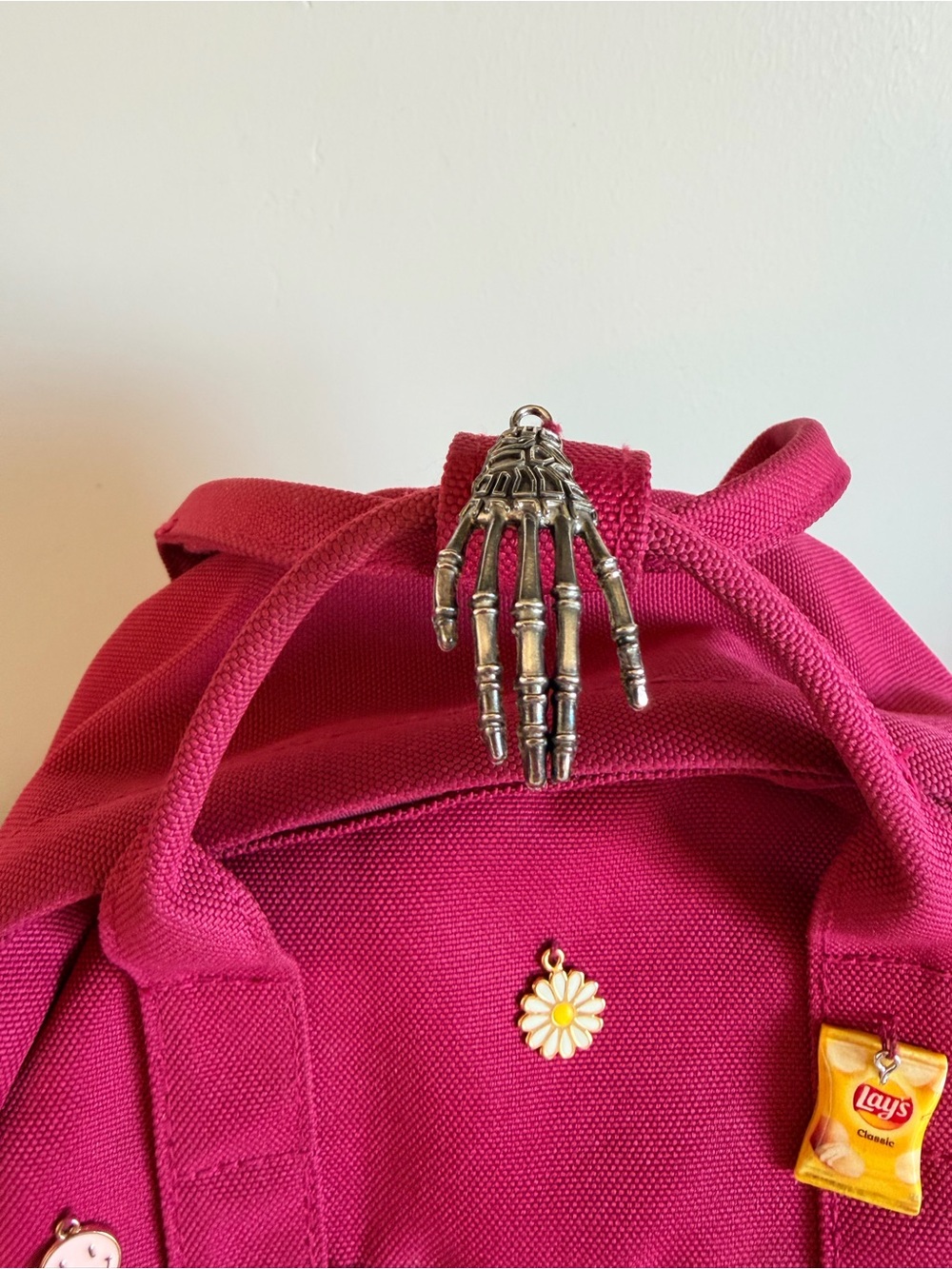 MOTHER Lucky Charms Mini Backpack in Maroon - Picture 5 of 10